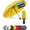D.Yellow, variant on Windproof Compact Umbrellas for Rain - Strong Reinforced Fiberglass Rib Design & Auto Open & Close - Portable Folding Travel Umbrella - Lightweight & Packable for Women & Men, Easy Collapse