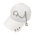thumbnail image 1 of Gorro de Hip Hop Qarigey Blanco Ajustable, 1 of 6