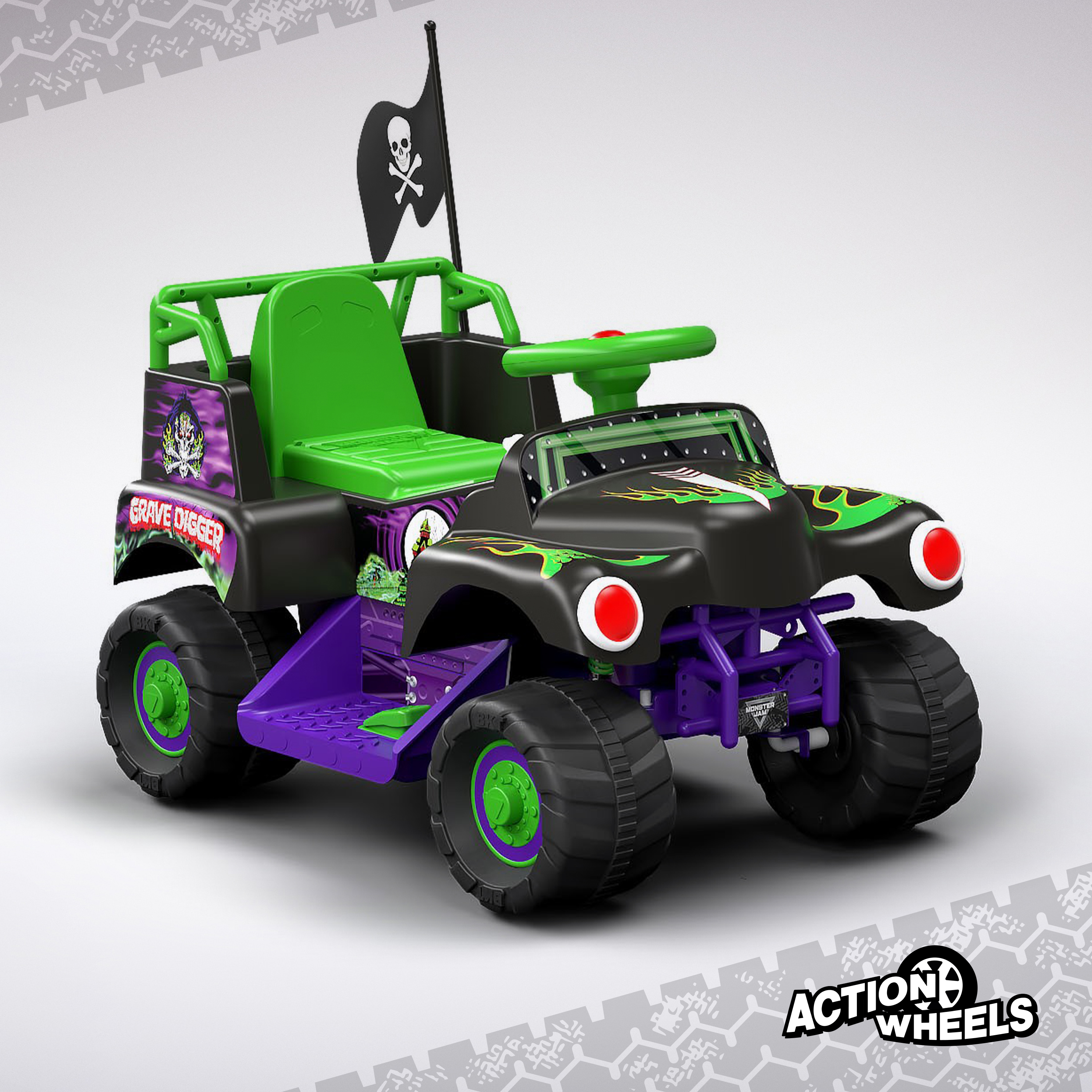 Monster Jam Grave Digger 6V Ride-On Monster Truck photo 6