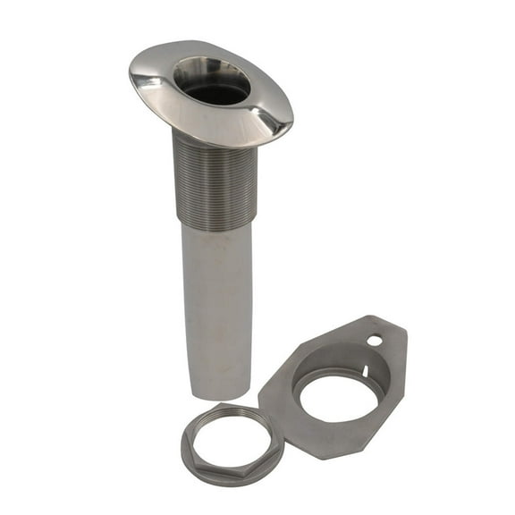 C.E. Smith Screwless Flush Mount Rod Holder - 15 Degree - Black Liner - No Logo [53677]