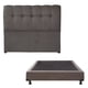 thumbnail image 1 of Box Base Cama Matrimonial + Cabecera Nube Gris Oscuro, 1 of 7