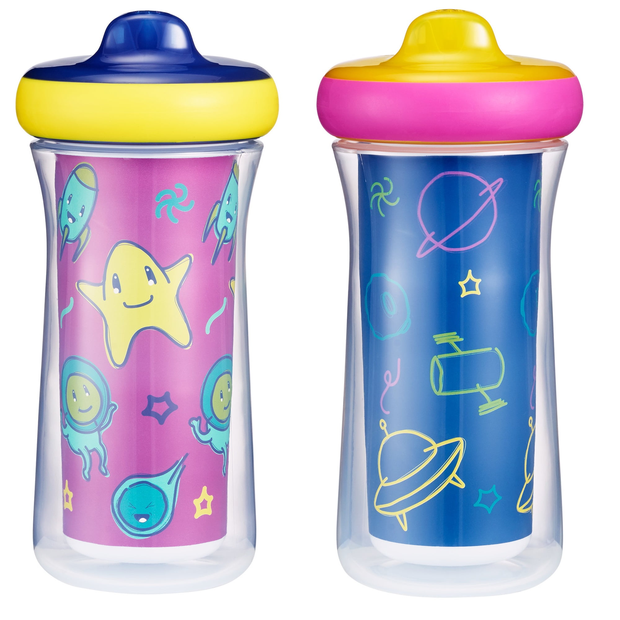  The First Years Bluey Insulated Sippy Cups - Dishwasher Safe  Spill Proof Toddler Cups - Ages 12 Months and Up - 9 Ounces - 2 Count : Baby