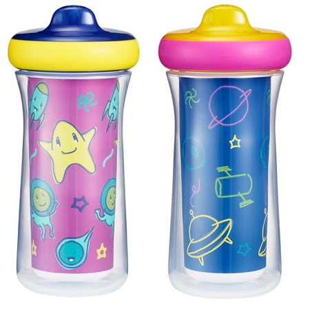 The First Years Hard Spout Leak Proof Insulated Sippy Cups 9 Oz - 2 Pack