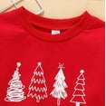thumbnail image 5 of HIPYLO Christmas Hoodies Oversized Christmas Sweatshirt Cute Christmas Girls Tops Size 8 Youth Sweatshirt Girls Tshirts 7-8 Years Old Boys Clothes, Red 4-5 Years, 5 of 6