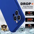 thumbnail image 4 of BossKiss Compatible with iPhone 13 Pro Case, Premium Liquid Silicone Case [Velvety Touch] [2 Pcs 9H Tempered Glass, 4 of 5
