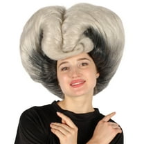 HPO Adult Unisex Drag Queen Multiple Colo Bouffant Wig, Breathable Capless Cap, Flame-retardant Synthetic Fiber