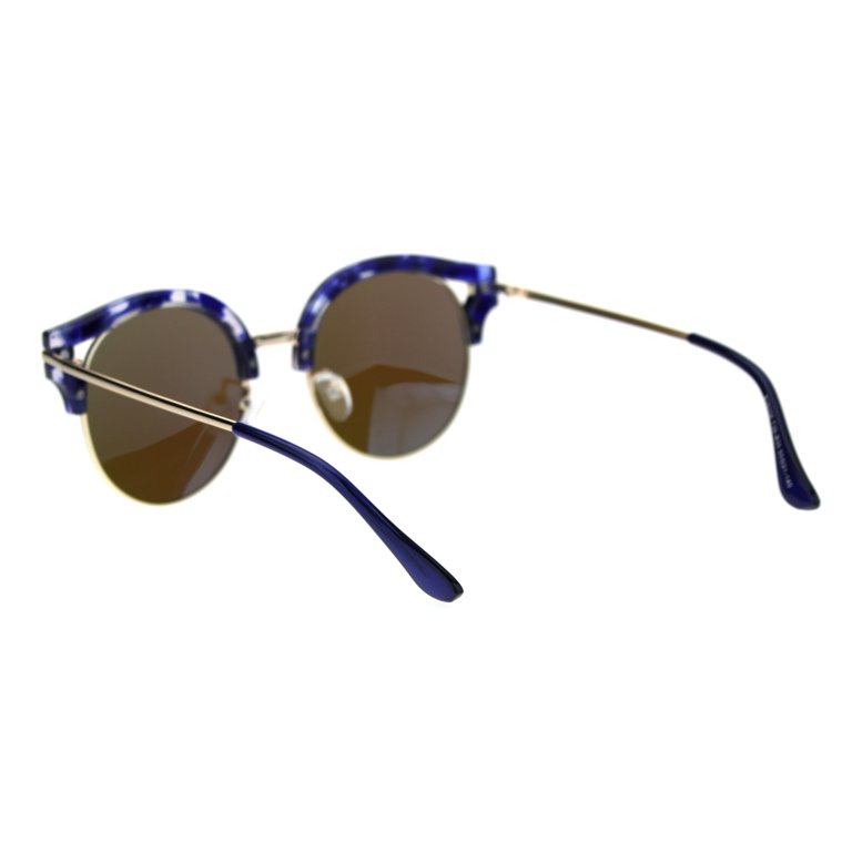 Unisex Blue Marble Aviator Sunglasses 