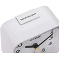 Peakeep Small Battery Operated Analog Travel Alarm Clock Silent No