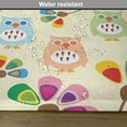 thumbnail image 6 of Ambesonne Cartoon Place Mats Set of 4, Owls Flowers Room, Standard Size, Multicolor, 6 of 6