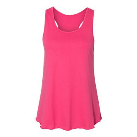 LAT Apparel - LAT Women's Premium Jersey Swing Tank Top, Hot Pink ...