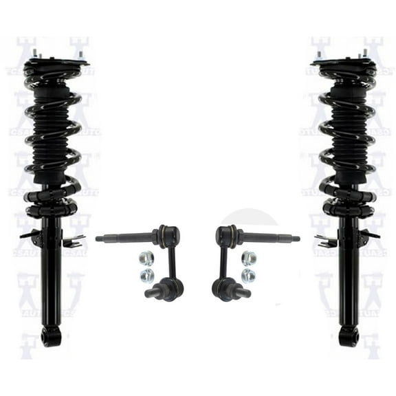 Complete Coil Spring Strut Assembly's & Links Fits For 2009-2018 Nissan 370Z