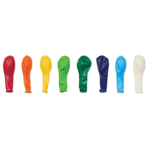 Hygloss 5 in Latex Party Balloons, Assorted Colors, 144 Count