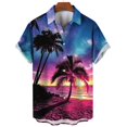 thumbnail image 4 of Camisas hawaianas de verano para hombre, camisas con estampado 3D para vacaciones en la playa, blusas casuales de manga corta para hombre, 4 of 5