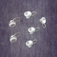 thumbnail image 5 of yingyy 6pcs 10mm Dress Neck Collar Extenders Button shirt neck spring extender Elastic Alloy Spring Jeans Shirt Buckle Extension Buttons, 5 of 5