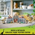 thumbnail image 5 of LEGO Jurassic Park Visitor Center: T. rex & Raptor Attack 76961 Buildable Dinosaur Toy, Gift for Teens and Kids Aged 12 and Up, Including a Dino Skeleton Figure, 6 Minifigures and More, 5 of 9