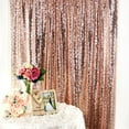 thumbnail image 4 of source max Sequin Backdrop Curtain 4 x 7' Sequin Mesh Photo Studio Background, Wedding, Gold, 4 of 5