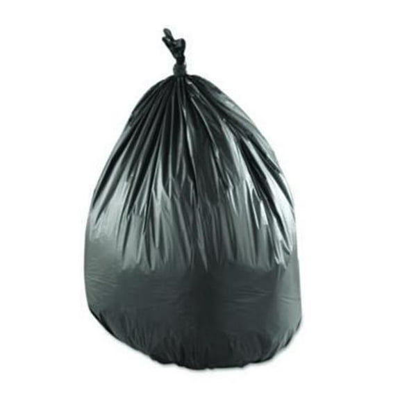 Intebagsys IBSSLW4347SPKC Low-Density Commercial Can Liners, 55 gal, 1.15 Mil - 43 x 47 in. - Black - 100 Count