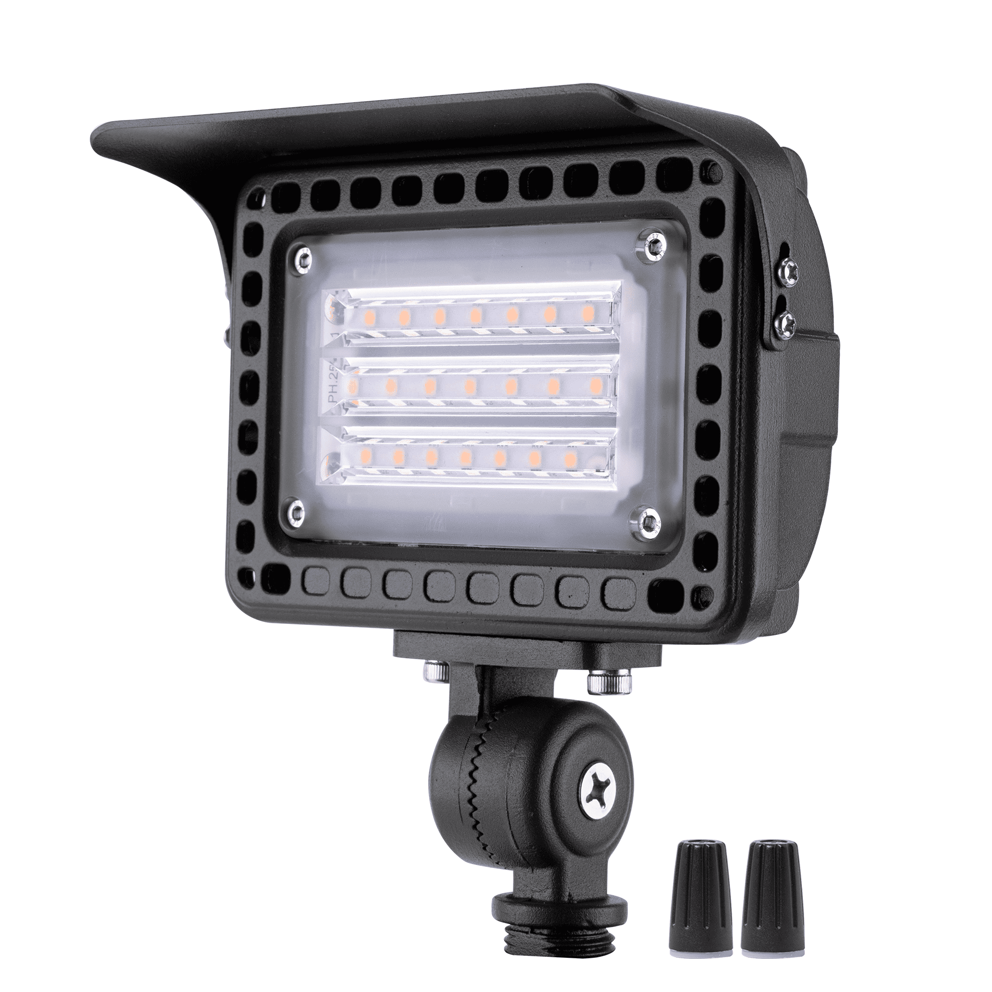 Gardenreet 7W Outdoor Flood Light Dimmable LED, Diecast Aluminum, 2700K 670LM, 12V Low Voltage