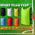 thumbnail image 2 of Adulto/Niño Equipo Deportes Fútbol Chaleco Entrenamiento Fútbol Juego de Baloncesto Torneo Competencia Grupo Camisa Jersey Bib, 2 of 3