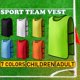 thumbnail image 2 of Adulto/Niño Equipo Deportes Fútbol Chaleco Entrenamiento Fútbol Juego de Baloncesto Torneo Competencia Grupo Camisa Jersey Bib, 2 of 3