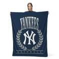 thumbnail image 2 of The Northwest Group New York Yankees 46" x 60" Plateau Silk Touch Throw Blanket, 2 of 6