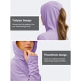 thumbnail image 3 of TRYSIL Womens Lightweight Hoodie UPF 50+ Sun Protection Long Sleeve Running Hiking Outdoor Shirts,Size(XS-2XL), 3 of 7