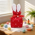 thumbnail image 1 of Decoraciones de Pascua, adornos de Pascua, regalos de Pascua, bolsa de cordón de satén con forma de oreja de conejo, bolsa de regalo de conejito de Pascua, bolsa de regalos de boda, bolsa de regalo pa, 1 of 6