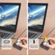 thumbnail image 4 of Perilla de control de volumen Controlador ajustable Interruptor de ajuste de sonido de audio de un clic Perilla de control de volumen Volumen del altavoz de la computadora USB para PC portátil Barbie Nuevos Originales, 4 of 7