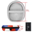 thumbnail image 5 of Geekria Shield Case Compatible with Boses QuietComfort Ultra, QC 45/35/25/15/SE, Replacement Protective Hard Shell Travel Carrying Bag with Cable Storage (US Flag), 5 of 6