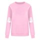 thumbnail image 4 of Ailaofu Women's Ghost Skull Crop Sweatshirt Fall Halloween Long Sleeve Pullover Spooky Season Sweatshirt, 4 of 4