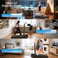 thumbnail image 3 of Tomile Fitness  Walking Pad Treadmill for Home, Folding and Under Desk Treadmill with Remote, 350 lbs Capacity, 3 of 9