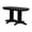 Black, variant on Keystone Amish Co. Poly Composite Oval Dining Table, 5-Foot, Bright Red