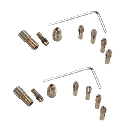 

16-Piece 0.5-3mm Drill Chuck Collets Quick Chuck for Mini Tools