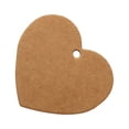 thumbnail image 2 of Sonducket Cartón Kraft en blanco corazón Vintage tarjetas moda autoensamblaje muestra accesorios creativamente suministro para el hogar Accesorios de disfraces Leonado, 2 of 6