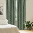 thumbnail image 3 of Ambesonne Olive 4-Panel Curtains, Pastel Tone Branches Leaves, 56"x95", Evergreen Sage Green, 3 of 4