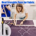 thumbnail image 1 of Kieccall Erasable Fabric Markers Textile Writing Pens for Clothing Design Craft Projects and Reusable Fabric Labeling Work Gift, 1 of 7