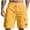 Yellow, variant on Vibrex Men's Cargo Shorts, Summer Men Corduroy Drawstring Waist Loose Solid Color Multiple Pockets Work Pants Outdoor Fitness Pants Beach Shorts,Lightweight Cargo Shorts for Men Yellow_S