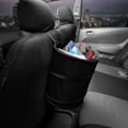thumbnail image 3 of FH Group Auto Car  Portable Collapsible Trash Can, Universal Car Garbage Bin, Compact Size, Durable, Leakproof & Waterproof - Black Large, 3 of 6
