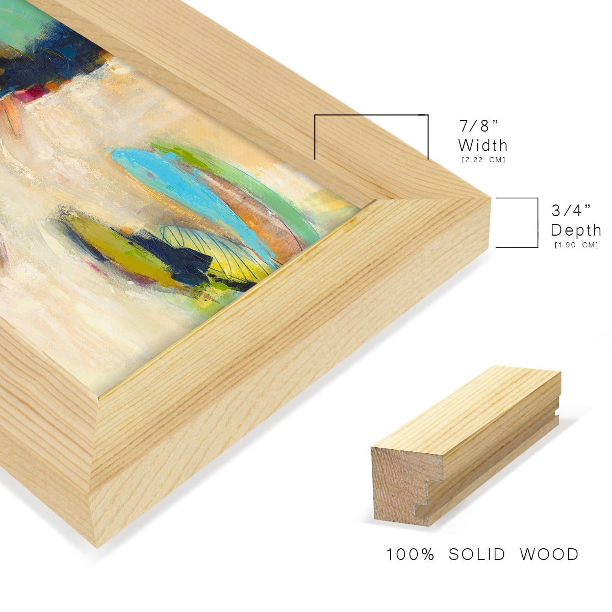 It All Adds Up - Framed Print w/glass - Natural Wood