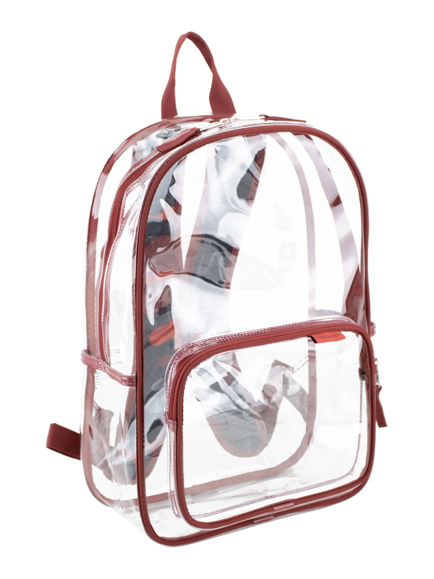 Eastsport Unisex 16" Success Clear Backpack, Red Camo