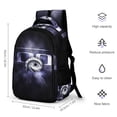 thumbnail image 2 of Tool Band Music School Bag Laptop Backpack Bookbag Satchel Multipurpose Large Capacity Daypack Adjustable Travel Bag Rucksack, 2 of 6