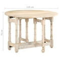 thumbnail image 2 of vidaXL Dining Table Kitchen Table Dining Room Table Round Solid Mango Wood, 2 of 10