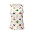 thumbnail image 5 of Goofa Funny Chicken Printed Womens Workout Tops for Women Sleeveless Yoga Shirts Athletic Running Tank Tops Sleeveless Gym Clothes Workout Apparel-X-Large, 5 of 9