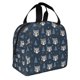 thumbnail image 2 of Easygdp Cute Christmas Tree Raccoon Bolsa Térmica Premium - Tela Oxford Impermeable, Gran Capacidad, Bolsillo Frontal, Unisex para Trabajo, Escuela, Actividades al Aire Libre y Picnics, 2 of 8