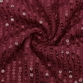 thumbnail image 5 of XPMWRP Women's Sequin Sparkly Tops Cap Sleeve Dressy Blouses Glitter Party Tops V Neck Disco Shirts Club Concert Outfits Wine XS, 5 of 5