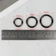 thumbnail image 4 of 5x5x Bobinas De Resorte Accesorio Organizador De Monedero Clips De Mosquetón Redondos De Metal Broches Gris Oscuro 25mm, 4 of 8