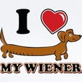 thumbnail image 2 of CafePress - I Love My Wiener Infant Bodysuit - Baby Light Bodysuit, Size Newborn - 24 Months, 2 of 4