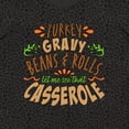 thumbnail image 4 of Inktastic Turkey, Gravy, Beans, Rolls, Casserole Women's Plus Size T-Shirt, 4 of 5
