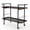 Dark Walnut/Black, variant on Rahiem Industrial Iron Bar Cart, Dark Walnut Finished