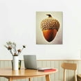 thumbnail image 3 of ONETECH Food Nuts Acorn Art Room Aesthetics Posters Canvas Bedroom Sports Office Decoration Gifts Wall Art Printing, 3 of 5